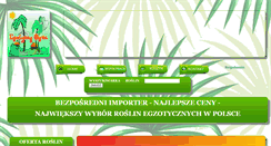 Desktop Screenshot of egzotycznyogrod.com